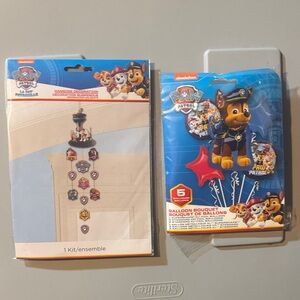 Paw Patrol Colorful Hanging Decor and Balloon Set